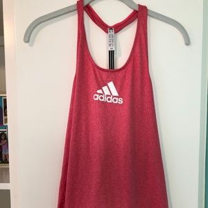 Pink Adidas workout tank